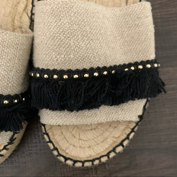 Patricia Green espadrille fringe slides size 6 - Picture 7 of 10
